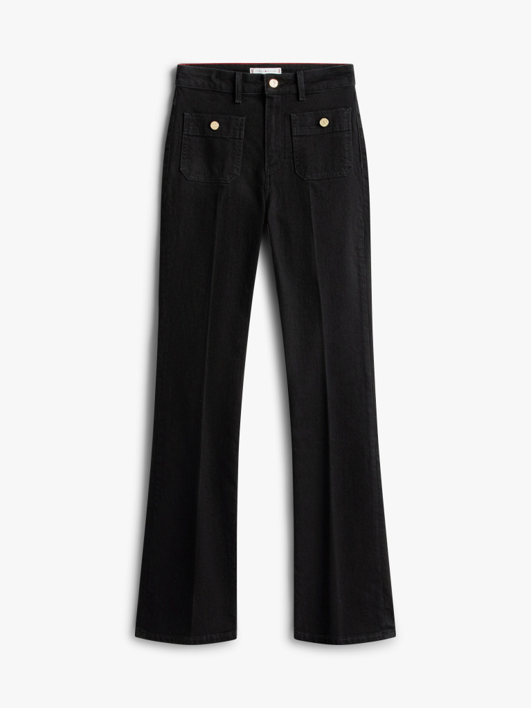 Black Black High Rise Bootcut Jeans  Women