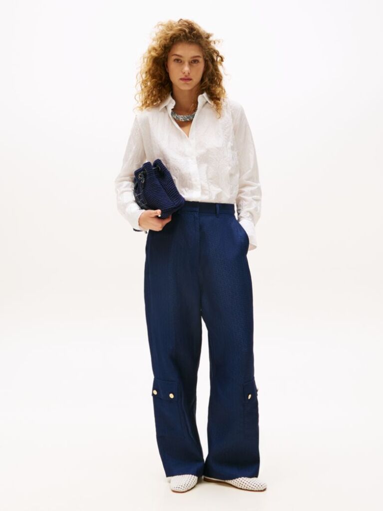 Beige The Runway Collection Silk Blend Regular Shirt  Women
