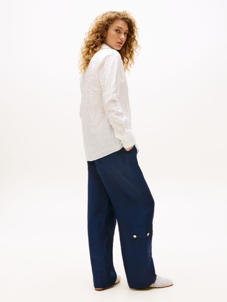 Beige The Runway Collection Silk Blend Regular Shirt  Women