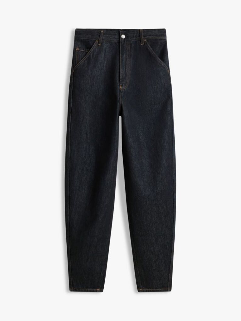 Blue High Rise Loose Balloon Leg Jeans  Women