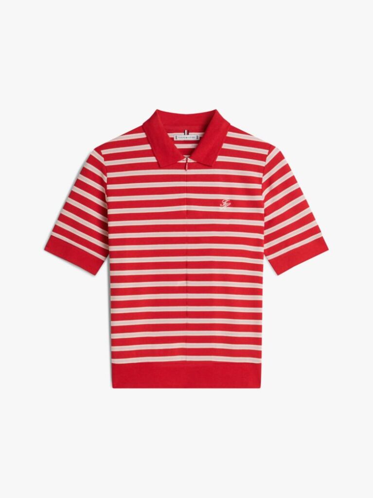 Multi Regular Fit Pique Zip Polo Shirt  Women