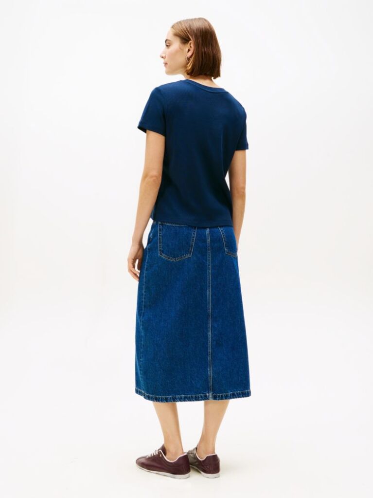 Blue Logo Crew Neck T-Shirt  Women