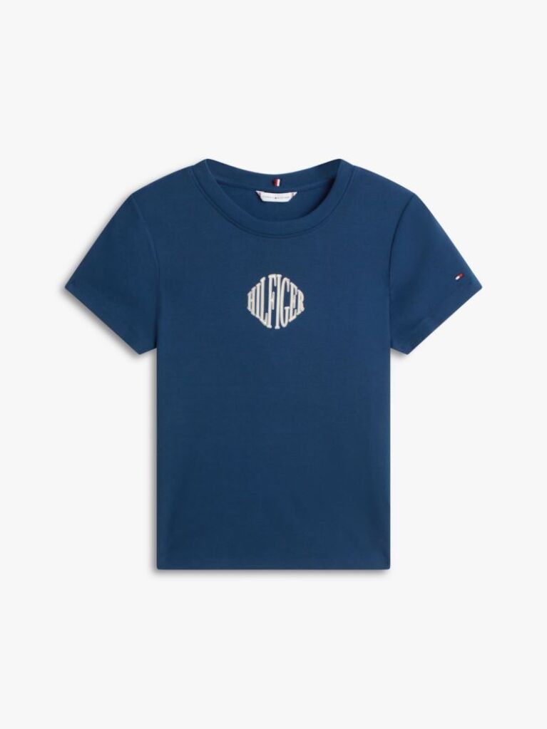 Blue Logo Crew Neck T-Shirt  Women