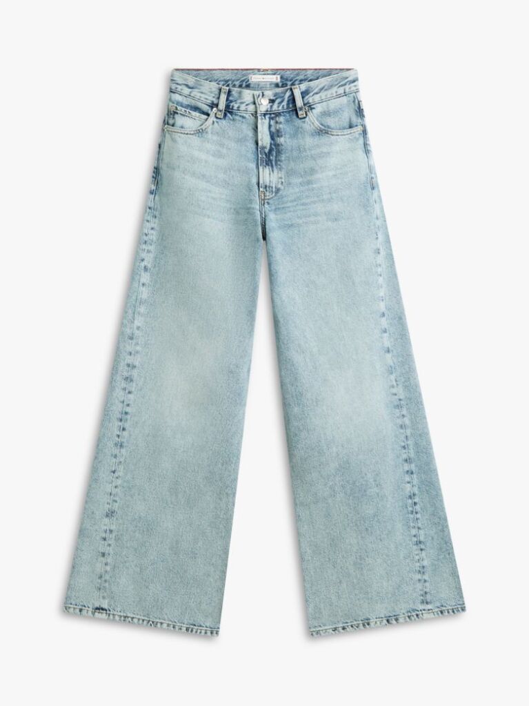 Blue Twist '70s High Rise Wide Leg Jeans  Women