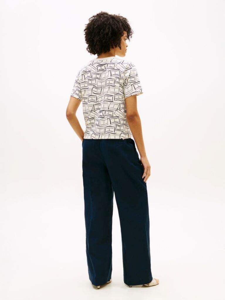 Multi Boxy T-Shirt Με Πλέξη Interlock  Γυναίκες