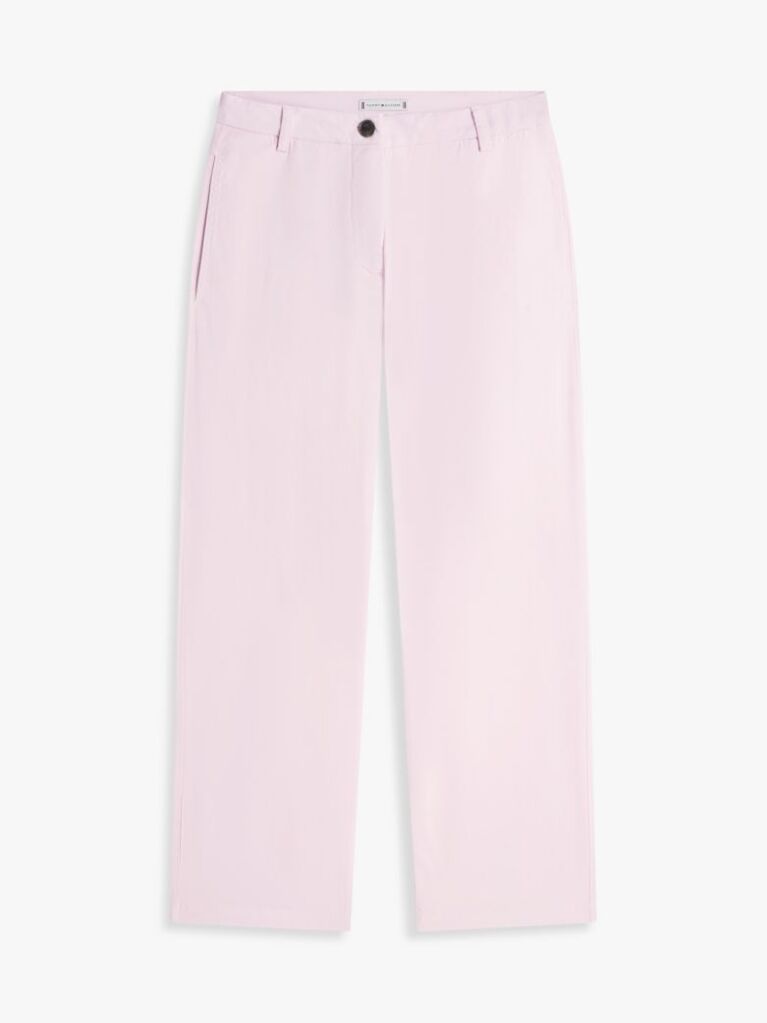 Purple Washed Slim Straight Leg Chinos  Women
