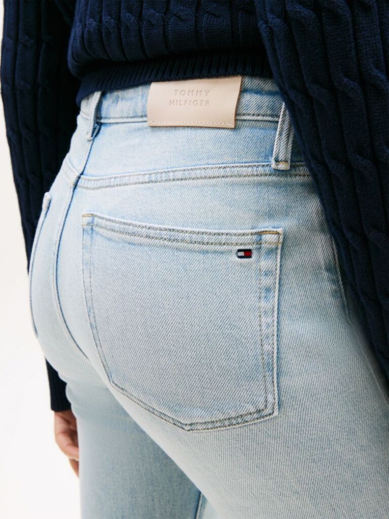 Μπλε Ξεθωριασμένο Τζιν Bootcut Με Κανονική Μέση  Γυναίκες