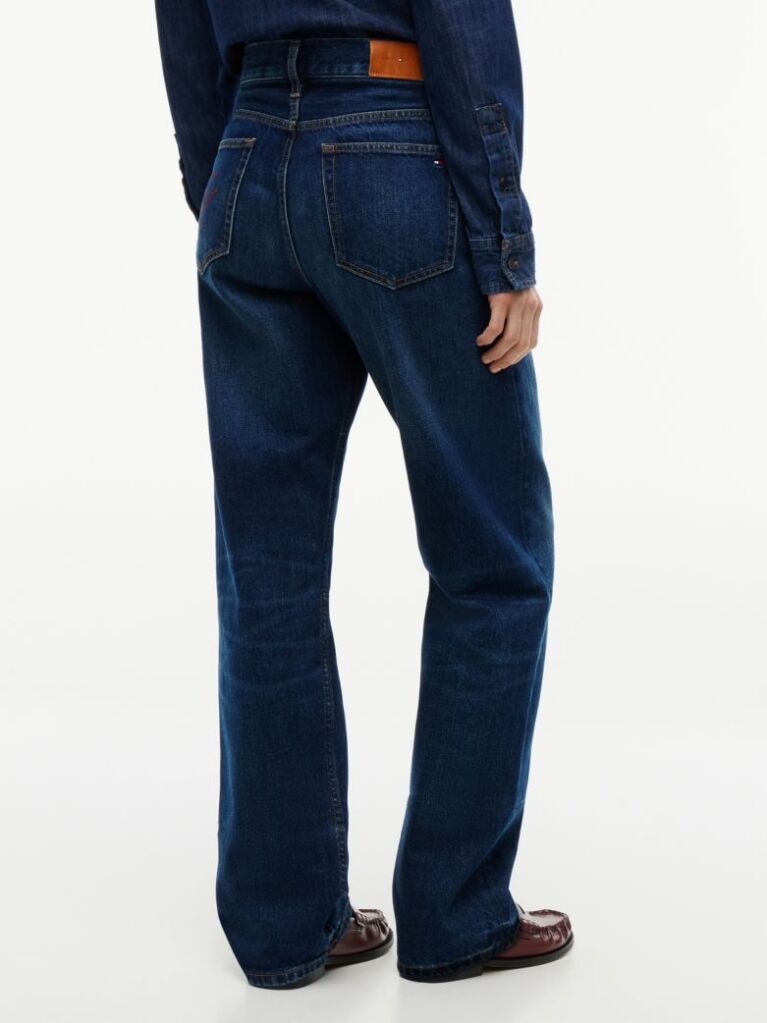 Blue Sarah High Rise Straight Faded Jeans  Women