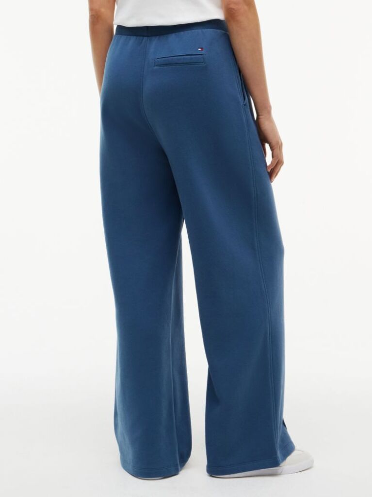Blue Terry Straight Leg Joggers  Women
