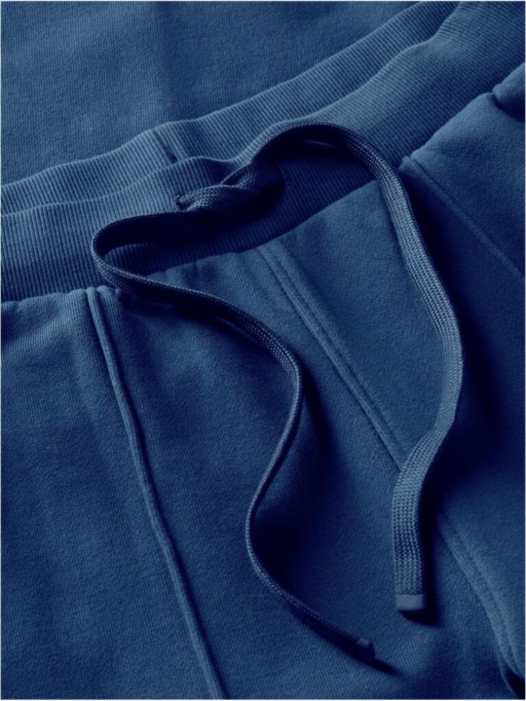 Blue Terry Straight Leg Joggers  Women