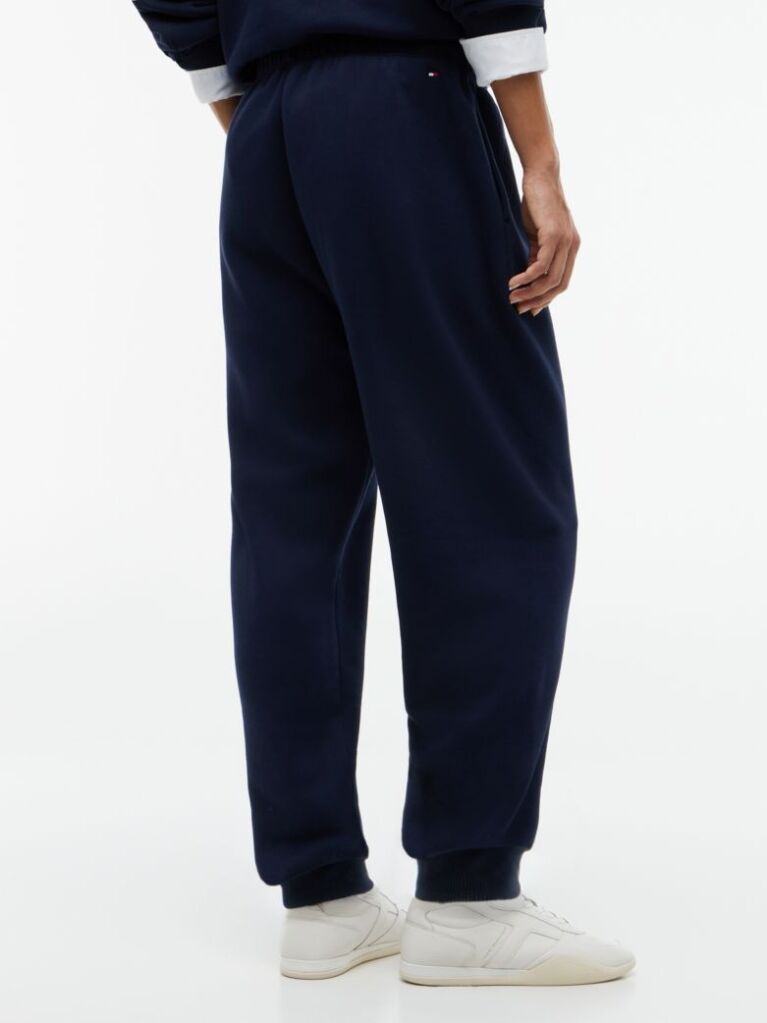 Blue Flock Varsity Logo Cuffed Joggers  Women