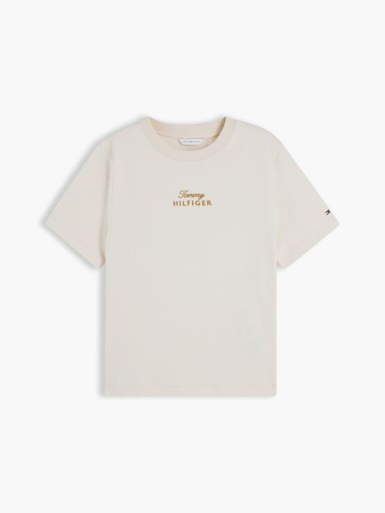 Logo Embroidery Crew Neck T-Shirt — Sugarcane