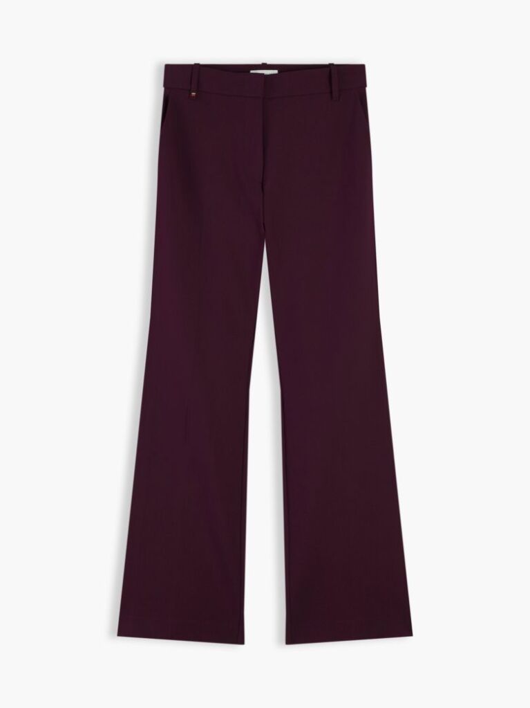 Κόκκινο Slim Παντελόνι Σε Bootcut Γραμμή  Γυναίκες