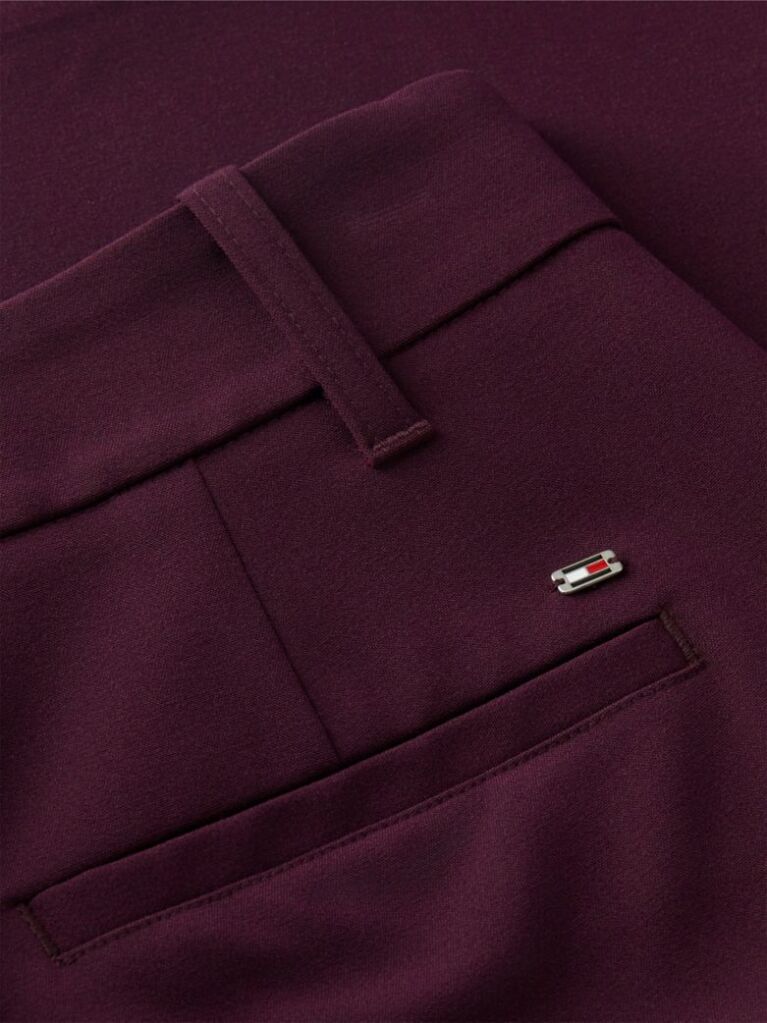 Κόκκινο Slim Παντελόνι Σε Bootcut Γραμμή  Γυναίκες