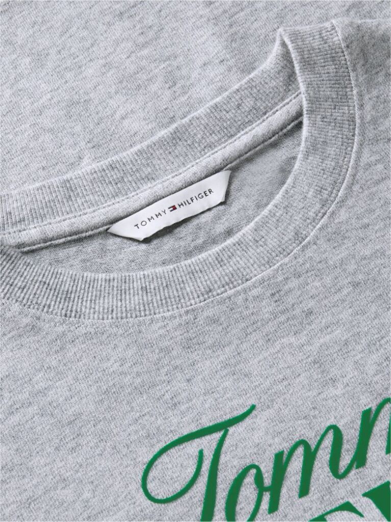 Grey Logo Relaxed Jersey T-Shirt  Women