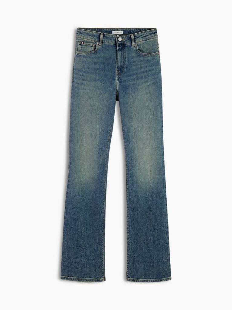 Μπλε Τζιν Με Κανονική Μέση Σε Bootcut Γραμμή  Γυναίκες
