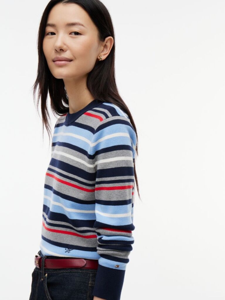 Multi Premium Knit Crew Neck Jumper  Women
